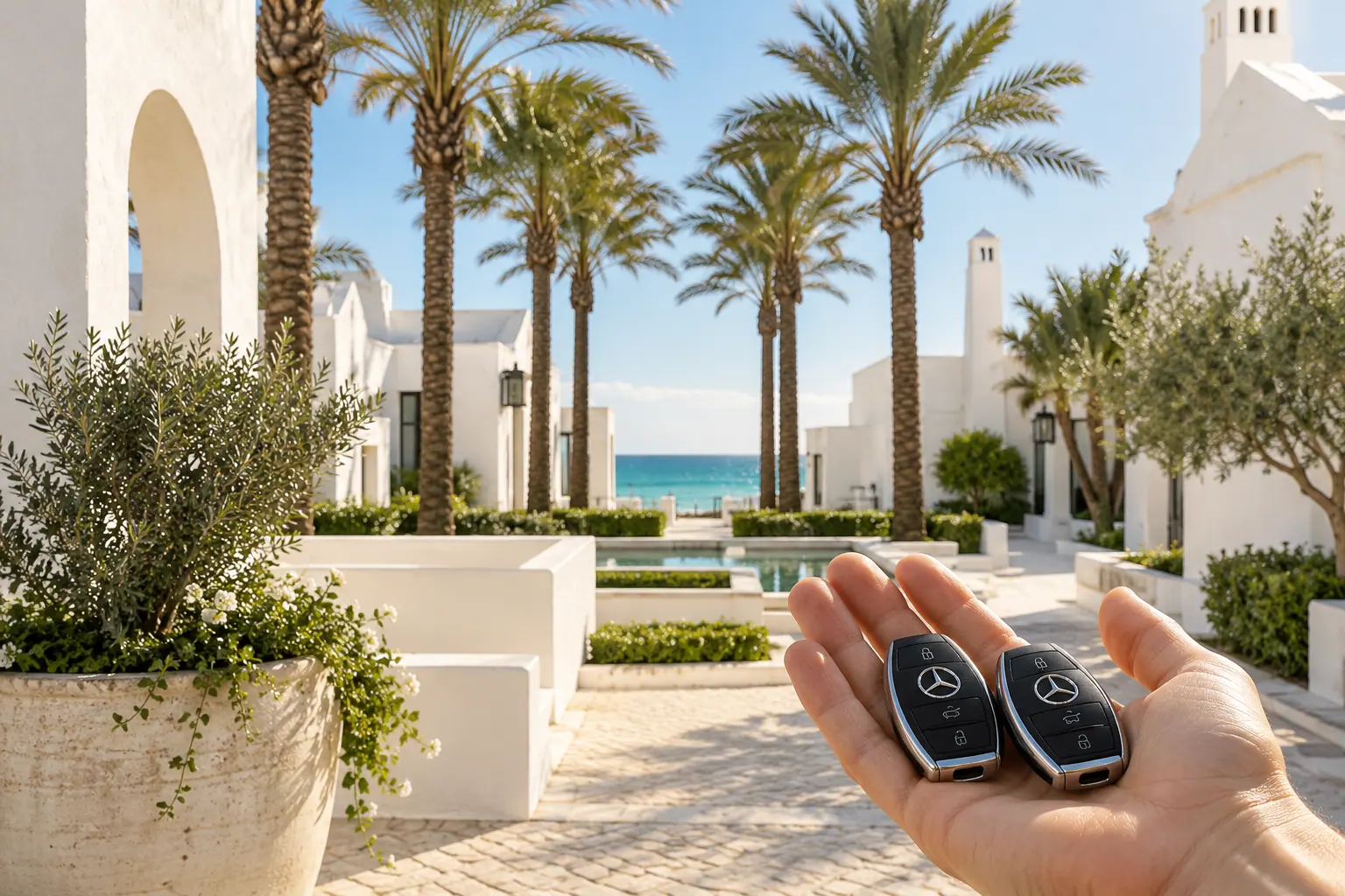 Alys Beach - illustrative locksmith scene