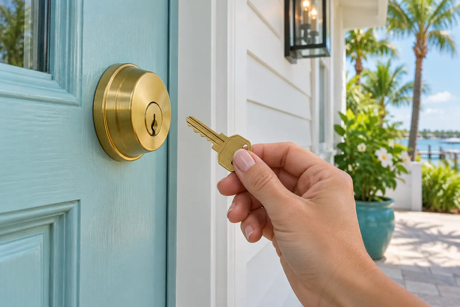Residential Locksmith - illustrative locksmith scene