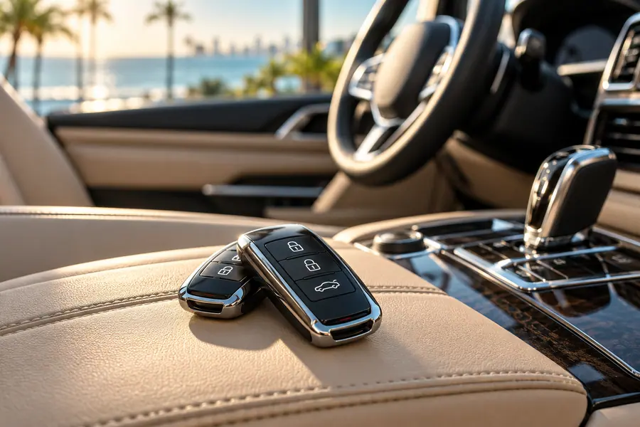 Automotive keys and fobs - service illustration